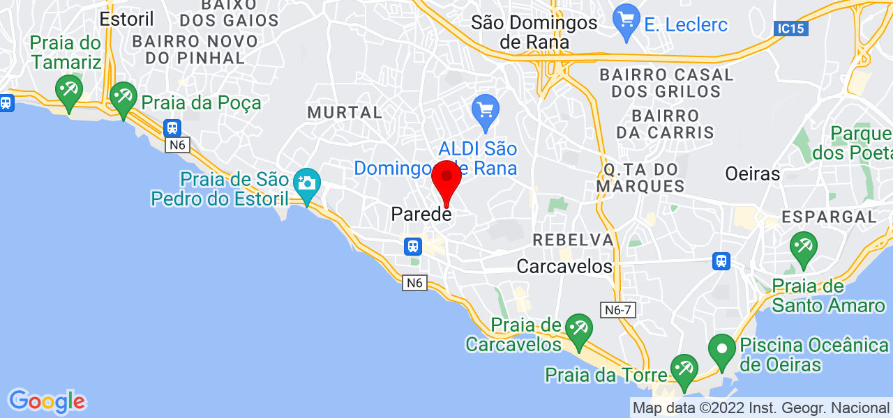 Vidente Henrique Turquato - Lisboa - Cascais - Mapa