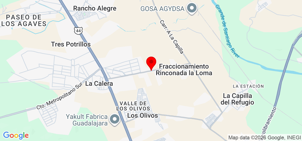 JBG - Jalisco - Tlajomulco de Zúñiga - Map