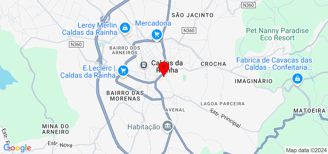 Trabalhos de constru&ccedil;&atilde;o e repara&ccedil;&atilde;o de qualquer grau de complexidade - Leiria - Caldas da Rainha - Mapa