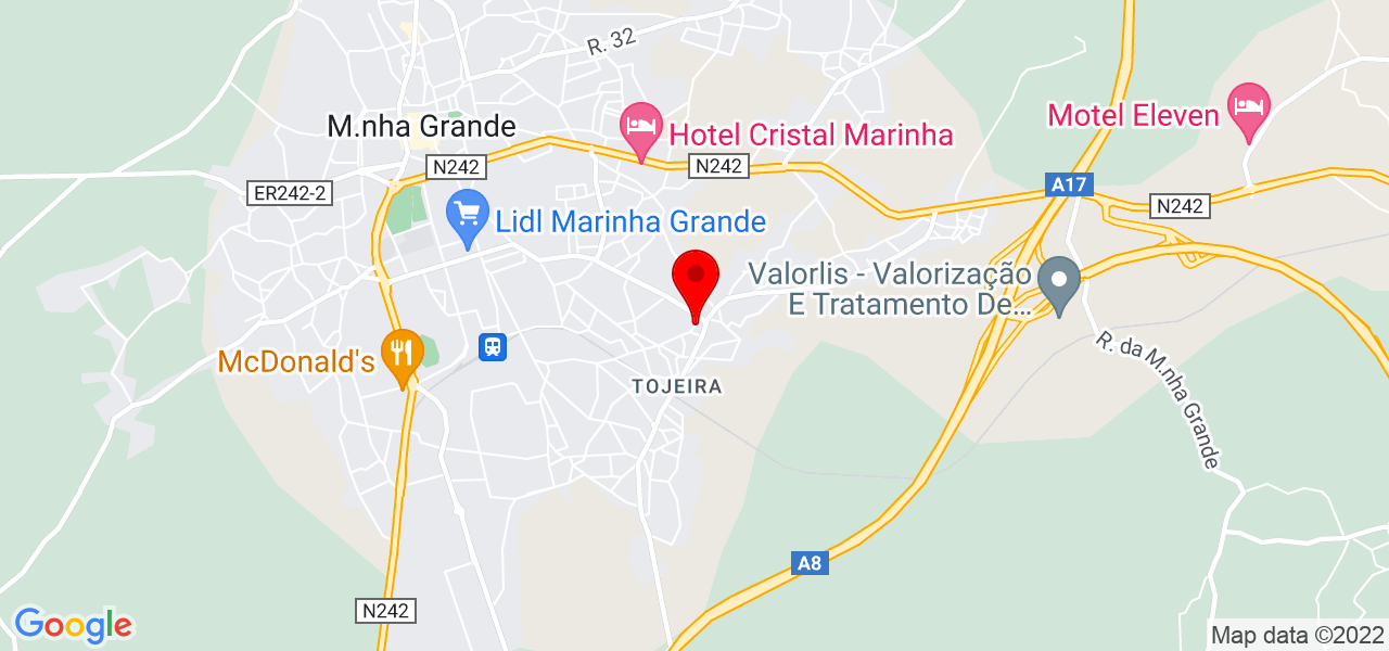 Dito &amp; Feito Remodela&ccedil;&otilde;es - Leiria - Marinha Grande - Mapa