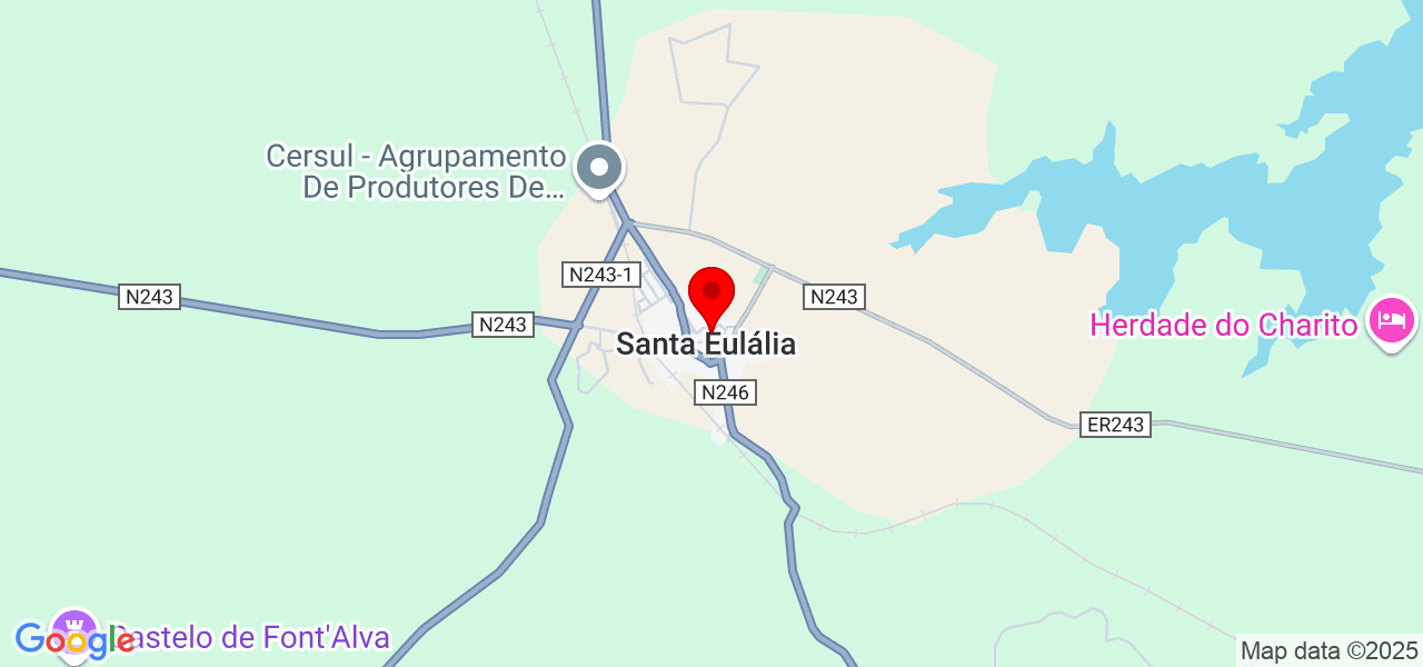 Eloi Vitorino - Portalegre - Elvas - Mapa