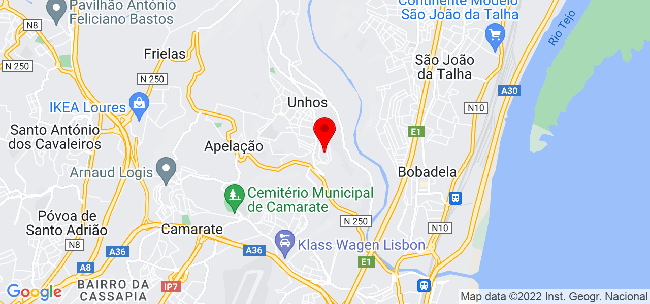 AVA - Alexa Visual Artist - Lisboa - Loures - Mapa
