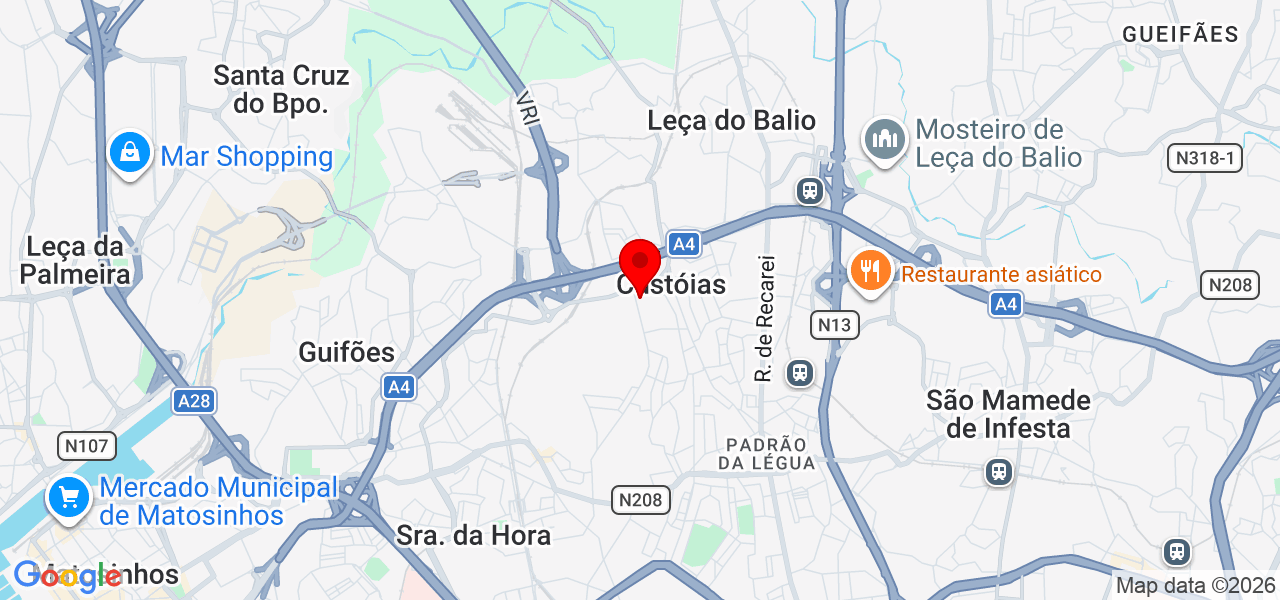 Luciana Silva - Porto - Matosinhos - Mapa