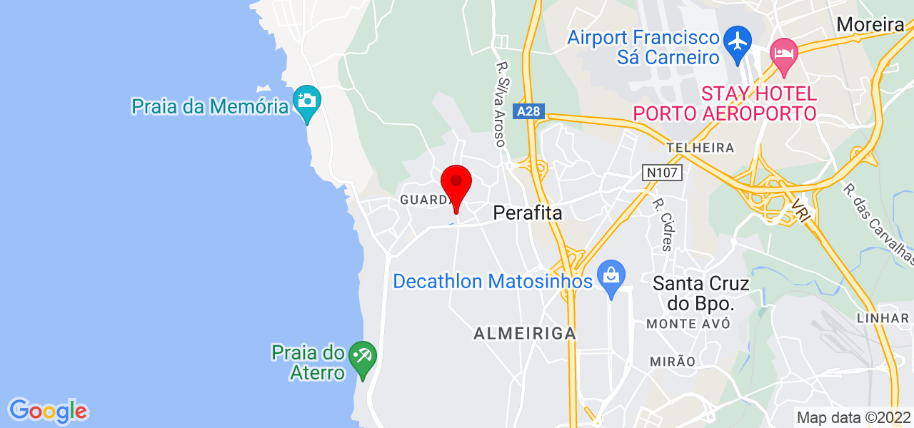 Let&iacute;cia Fernandes - Porto - Matosinhos - Mapa
