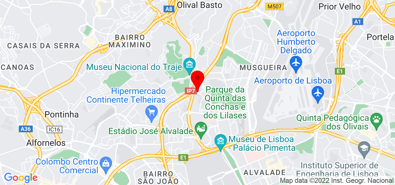 Rodrigo Arede - Lisboa - Lisboa - Mapa