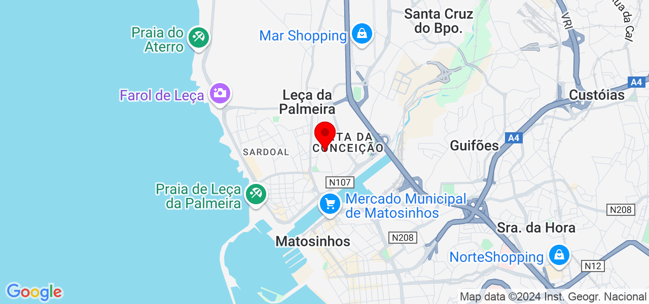 Ana Tavares - Porto - Matosinhos - Map