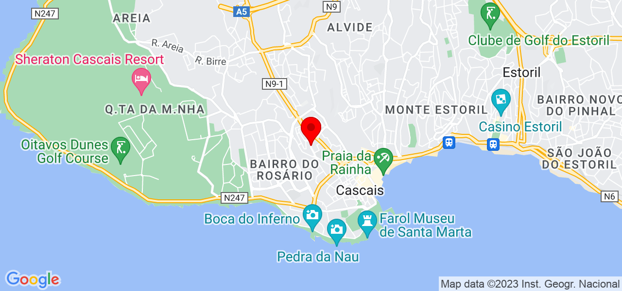 ERALDO - Lisboa - Cascais - Karte