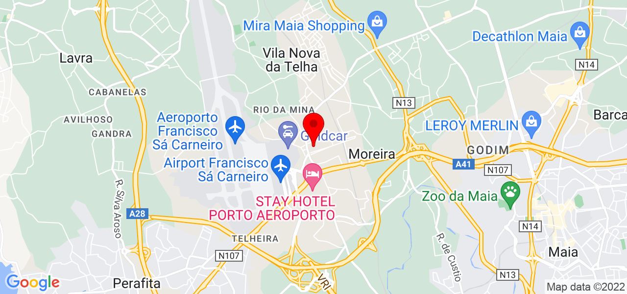 Marta Oliveira - Porto - Maia - Mapa