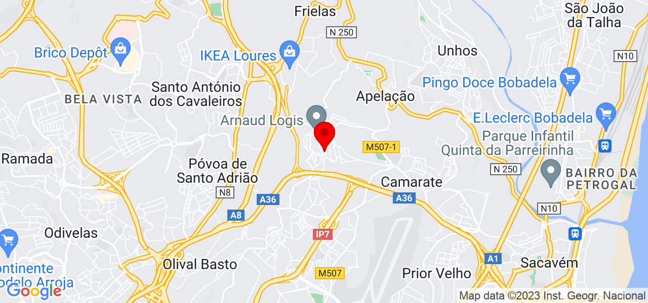 Morya Chauhan - Lisboa - Loures - Mapa