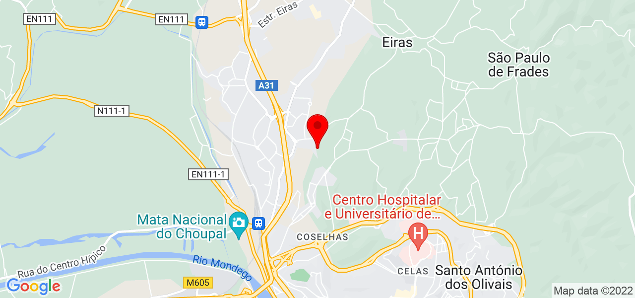 Professora de L&iacute;ngua Portuguesa - Coimbra - Coimbra - Mapa