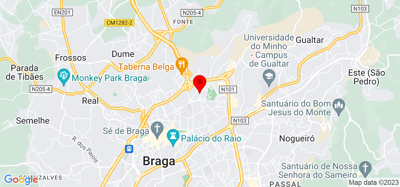 Sofia Leite - Braga - Braga - Mapa