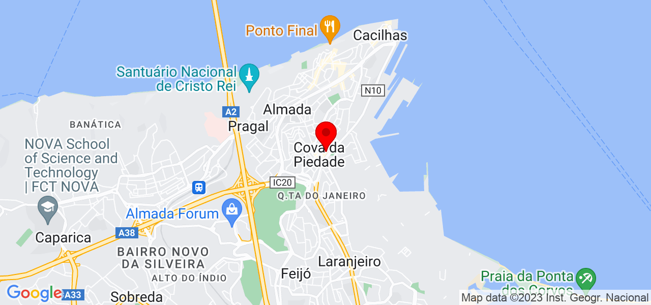 Garden or house - Setúbal - Almada - Mapa