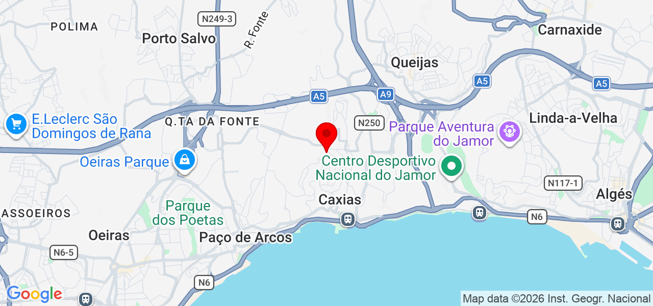 Express constru&ccedil;ao - Lisboa - Oeiras - Mapa
