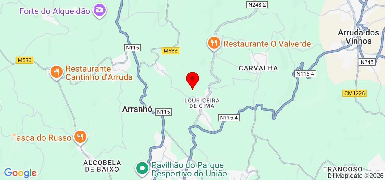 União pinturas André Luiz - Lisboa - Arruda dos Vinhos - Carte