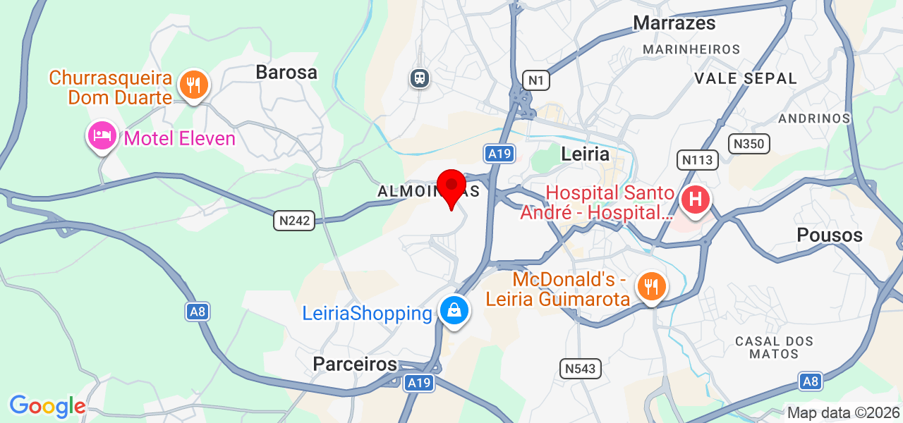Fisio Bia Temponi - Leiria - Leiria - Mapa