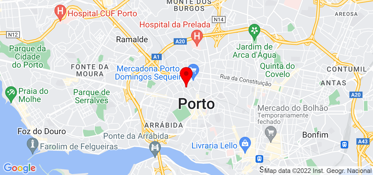 Douglas Monteiro - Porto - Porto - Mapa