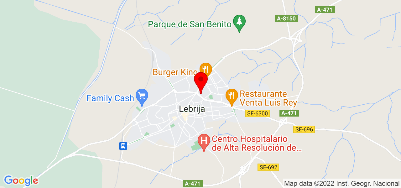 Pilar - Andalucía - Lebrija - Mapa