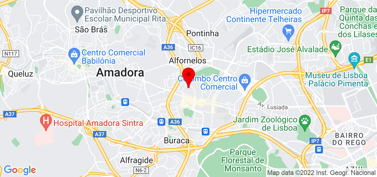 Nuno Gon&ccedil;alves - Lisboa - Lisboa - Mapa
