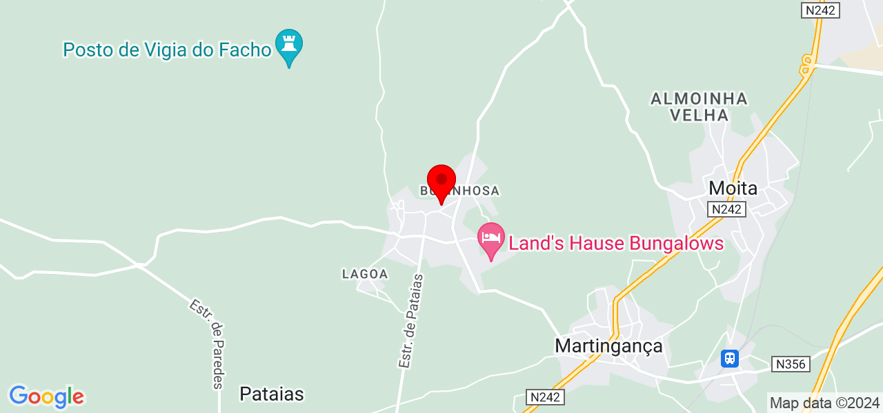 Lu&iacute;s Emanuel Vieira unipessoal Lda - Leiria - Alcobaça - Map