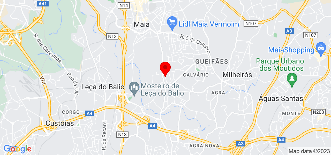 Andriy - Porto - Maia - Mapa