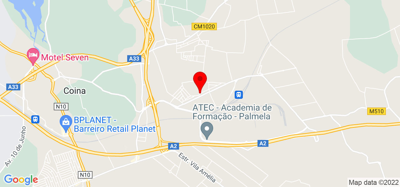 Roma Remodelações - Setúbal - Palmela - Mapa