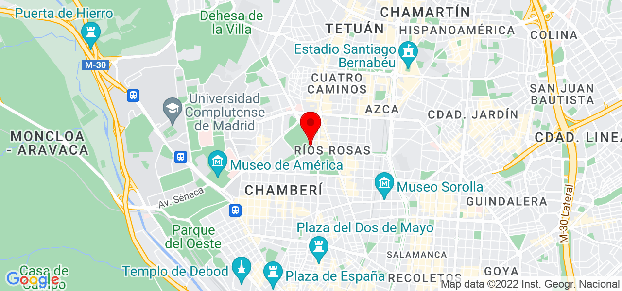 Juan Curbelo Ekstrand - Comunidad de Madrid - Madrid - Mapa