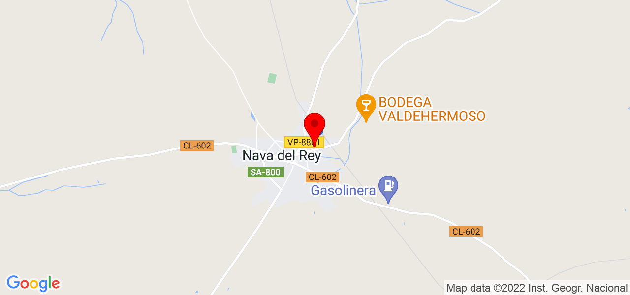 Leiby - Castilla y León - Nava del Rey - Mapa