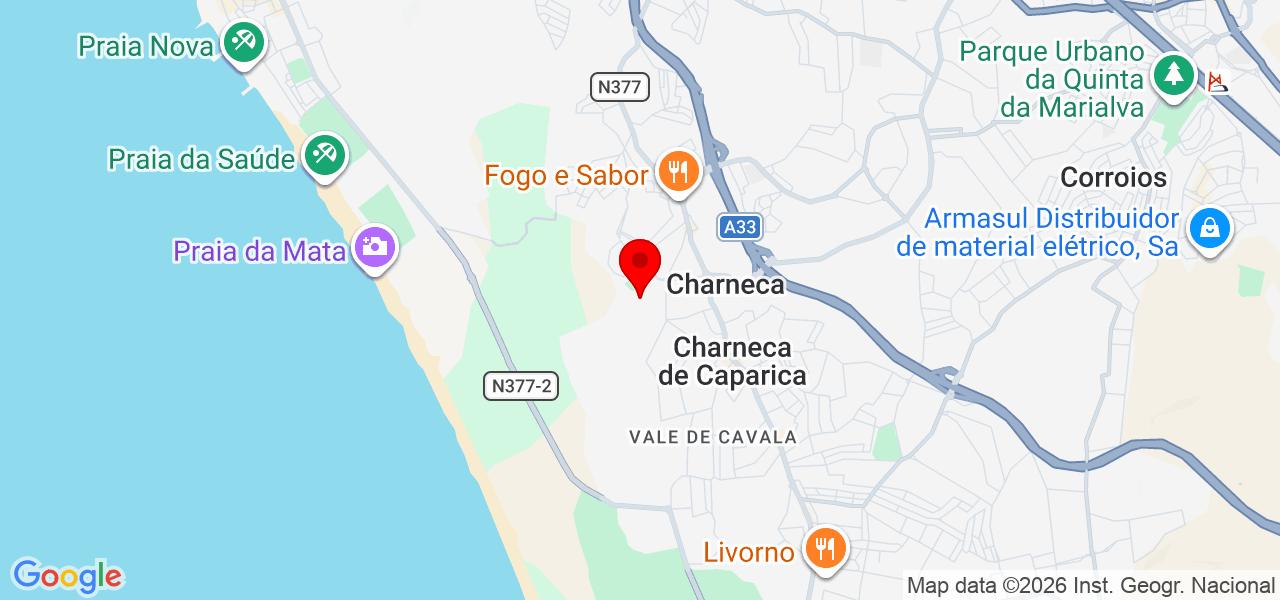Nichi - Setúbal - Almada - Mapa