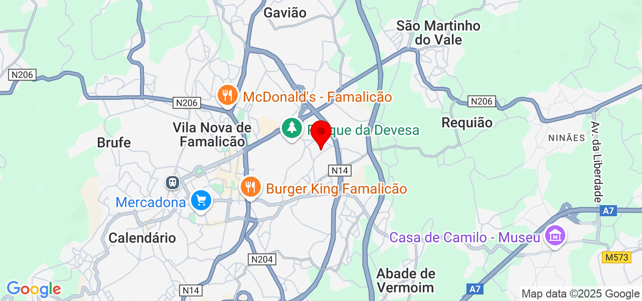 Fernando Sousa - Braga - Vila Nova de Famalicão - Mapa
