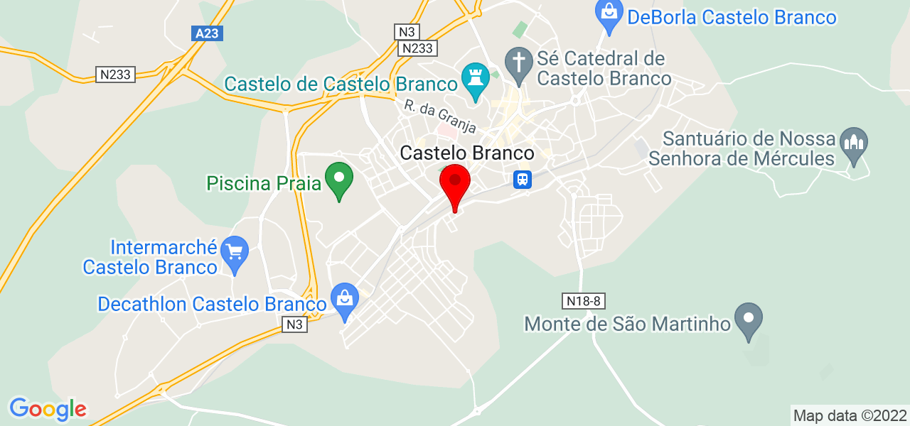 Ramona Faraco Lavareda - Castelo Branco - Castelo Branco - Mapa