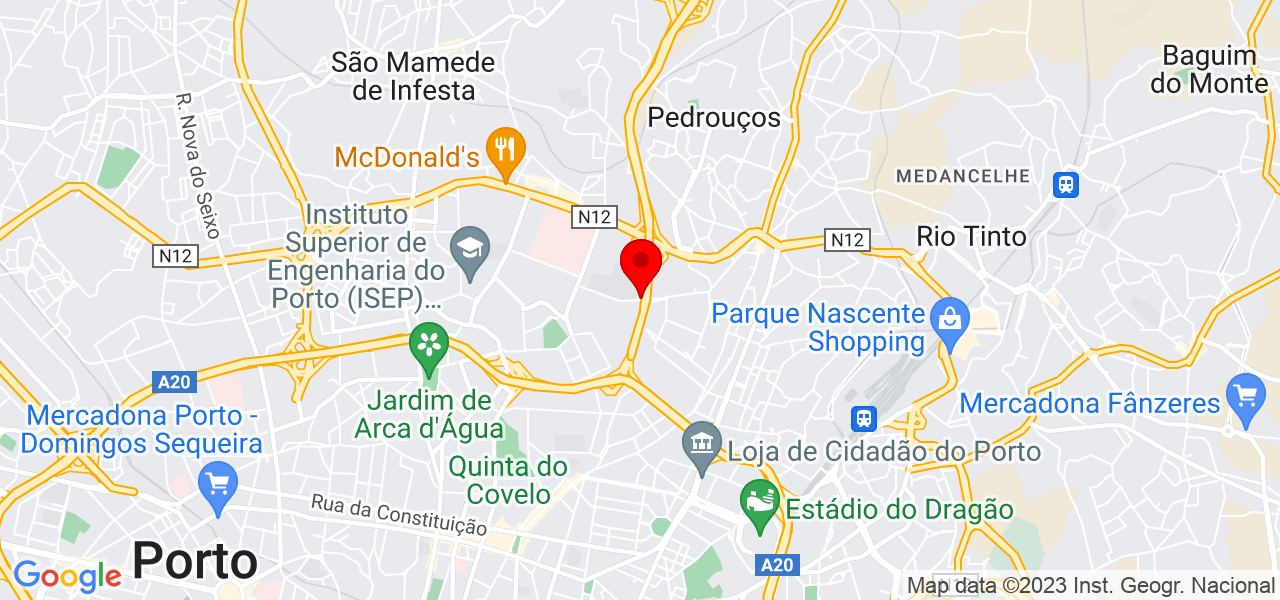 Pedro Rodas Silva - Porto - Porto - Mapa