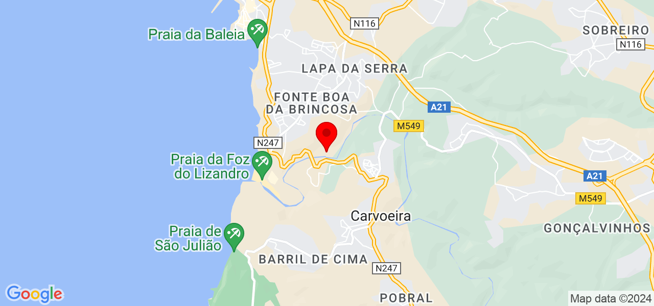 Jonatas rego - Lisboa - Mafra - Mapa