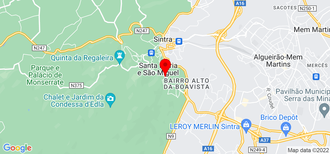 F&aacute;bio Rilhas - Lisboa - Sintra - Mapa