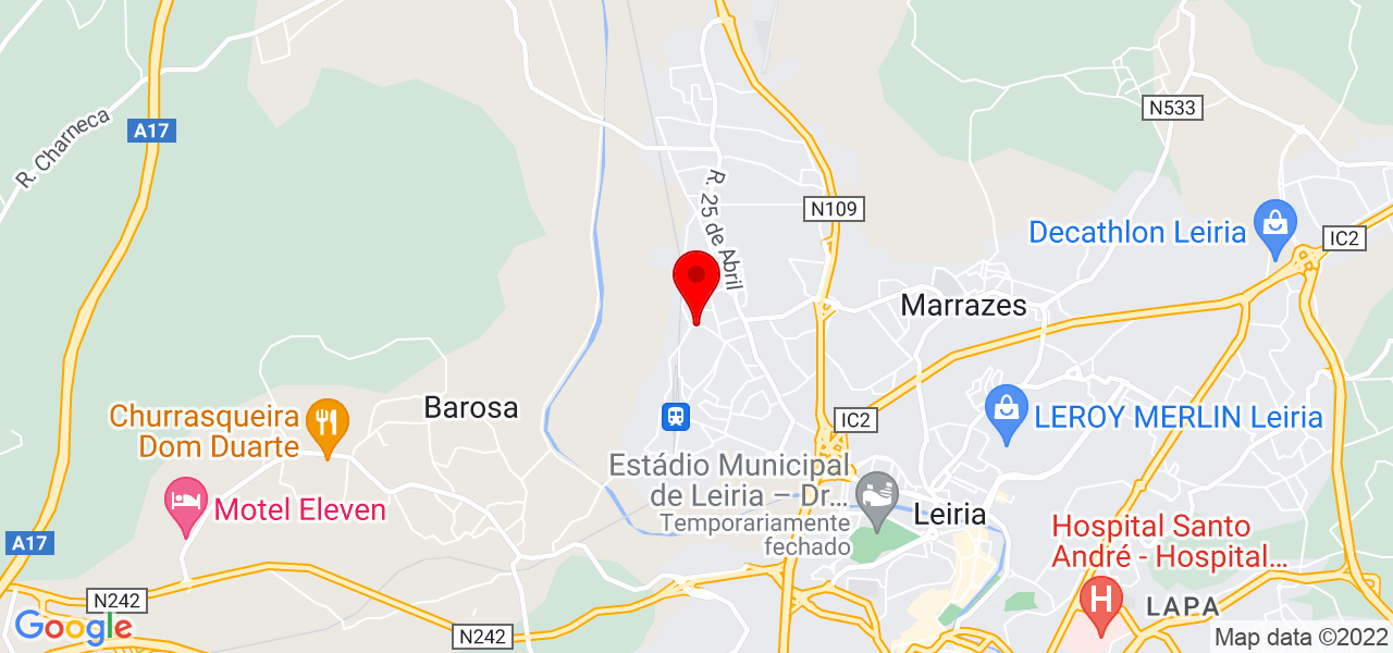 Leonor Alexandre - Leiria - Leiria - Mapa