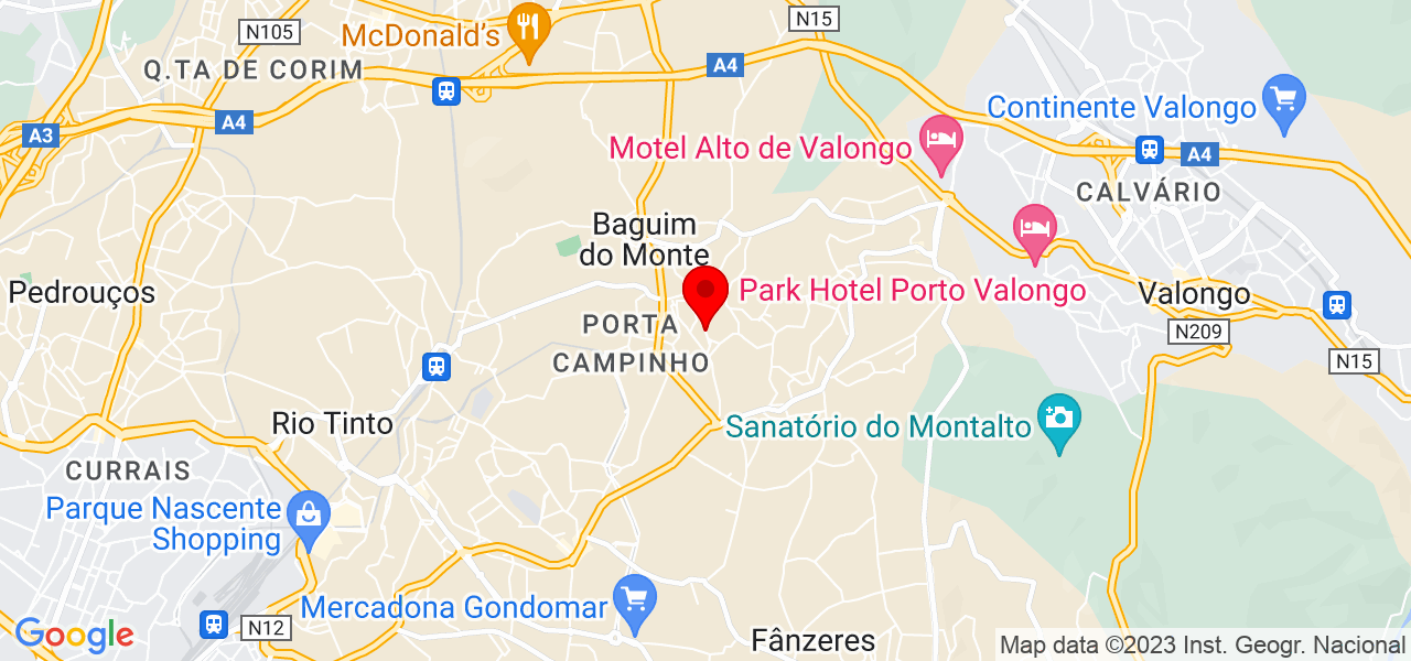Sabrina - Porto - Gondomar - Mapa