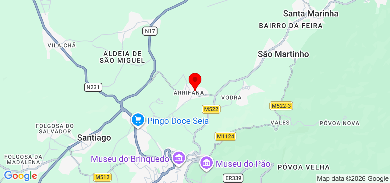 LS Greencare - Guarda - Seia - Mapa