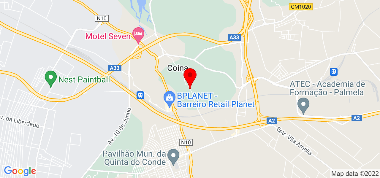 Vanessa - Setúbal - Barreiro - Map