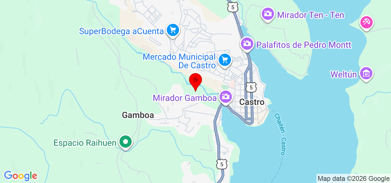 - Los Lagos - Chiloé - Mapa