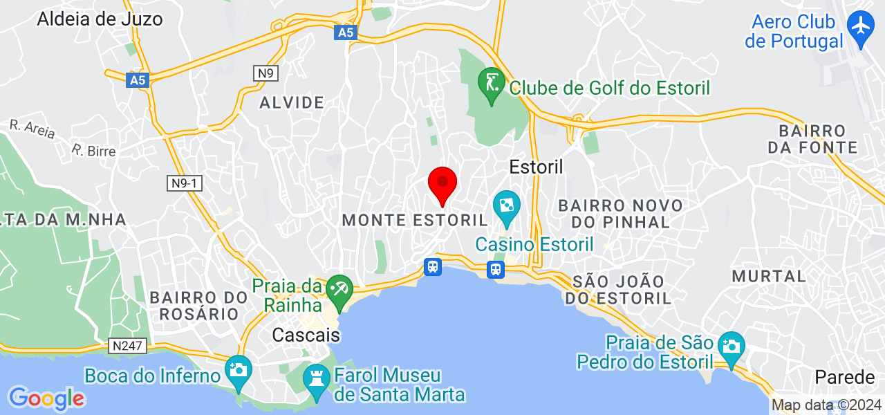 Diogo Pacheco de Amorim - Lisboa - Cascais - Mapa