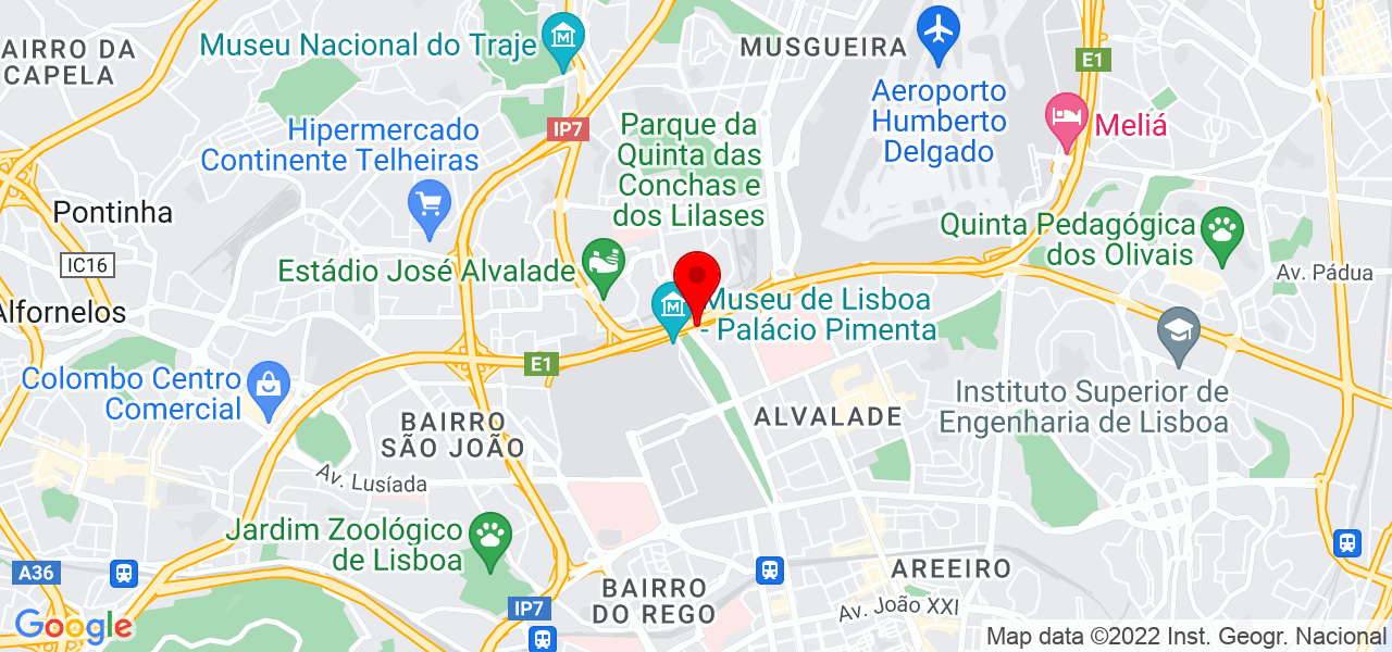 Moda, Imagem e Estilo - Lisboa - Lisboa - Mapa