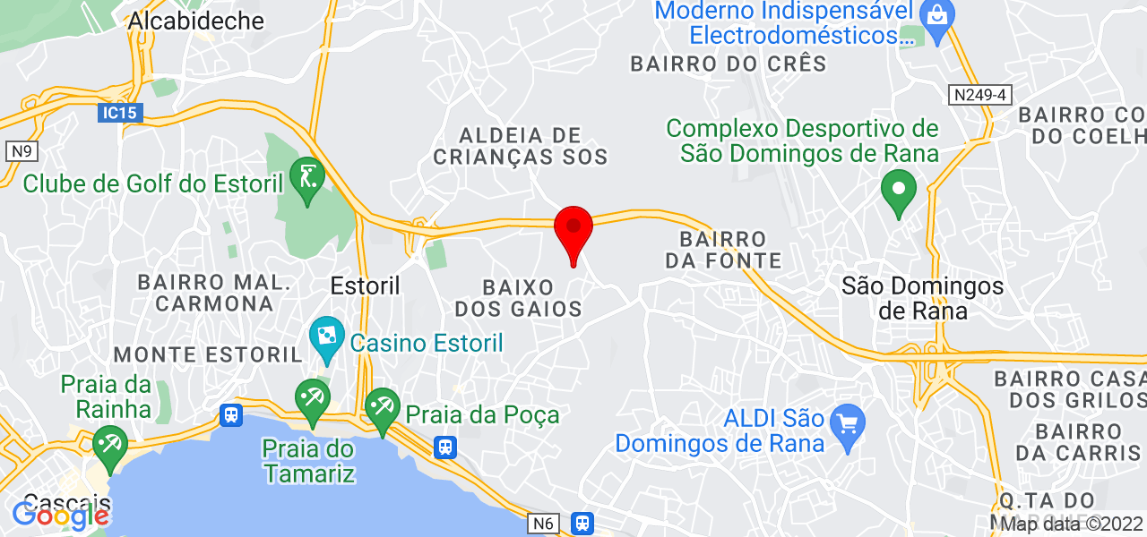 L&iacute;dia Silva - Lisboa - Cascais - Mapa