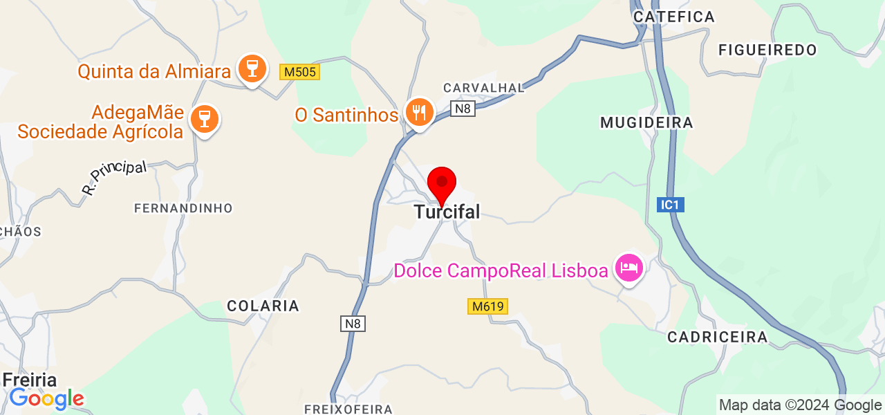 Primebit - Lisboa - Torres Vedras - Mapa