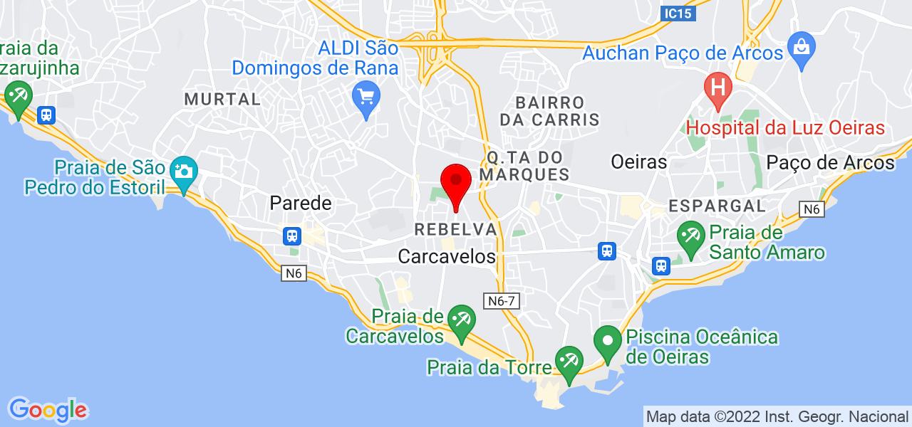 Magaly Teixeira - Lisboa - Cascais - Mapa