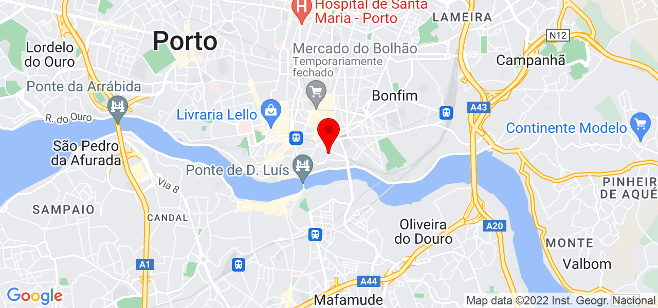 Mate - Porto - Porto - Mapa