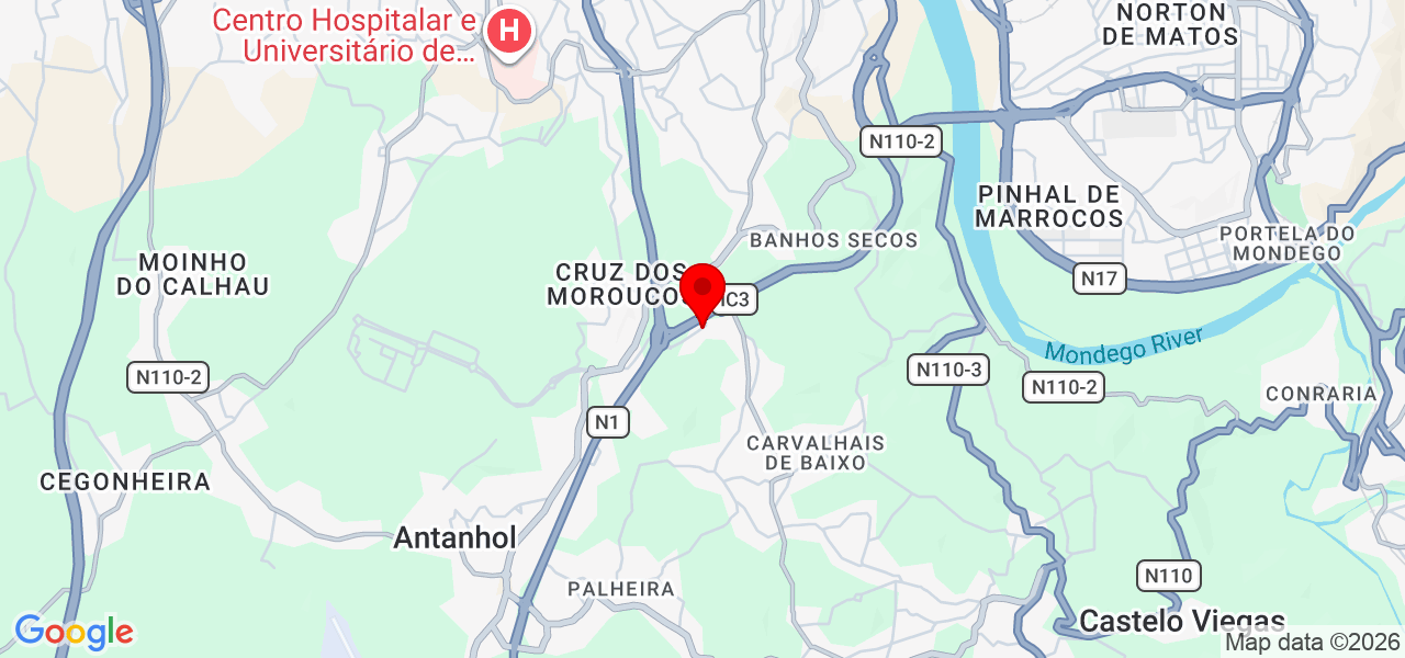 João Neto - Coimbra - Coimbra - Map