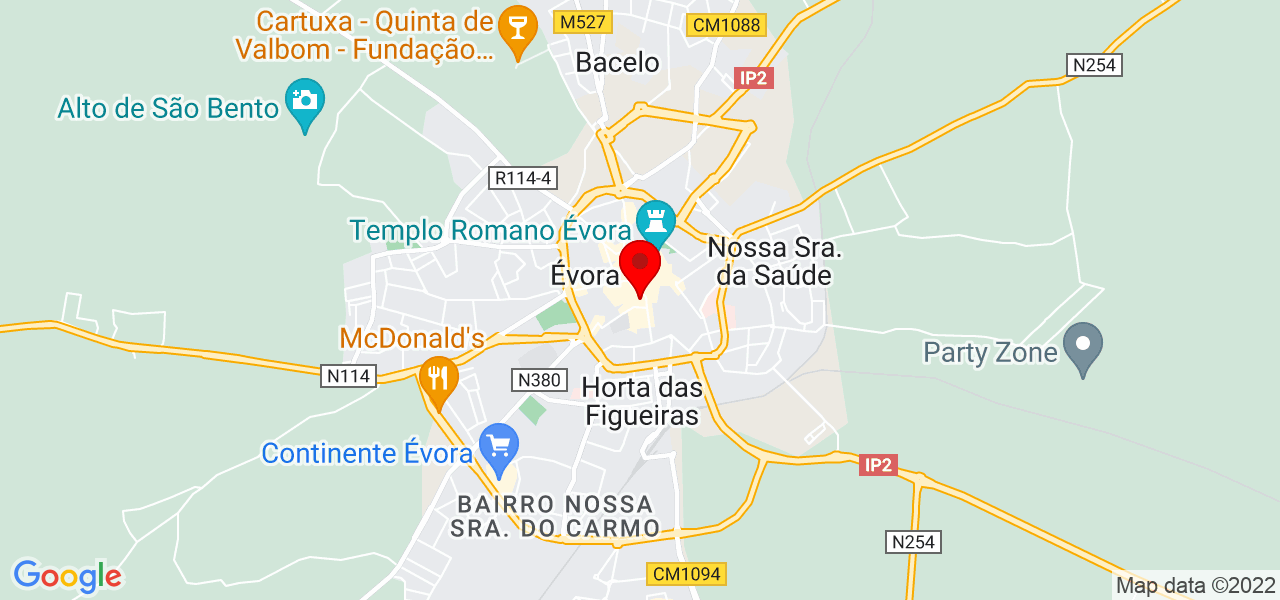Giraldo Works - Évora - Évora - Mapa