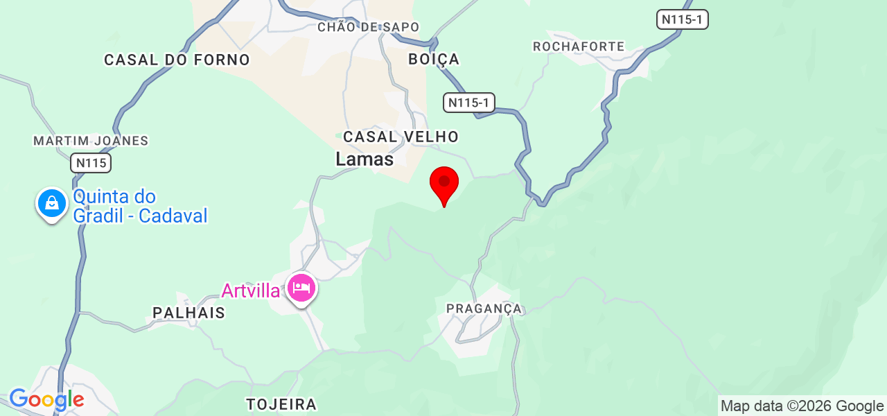 fortaleza higienizaçoes e limpeza - Lisboa - Cadaval - Mapa