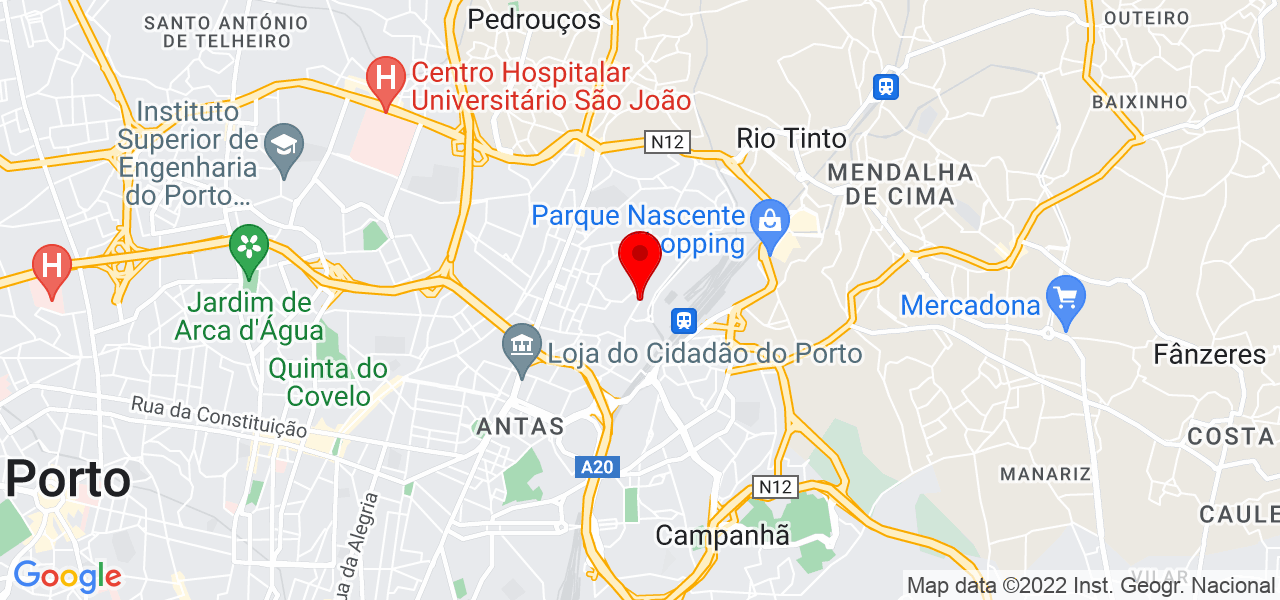 Rui Duarte - Porto - Porto - Mapa