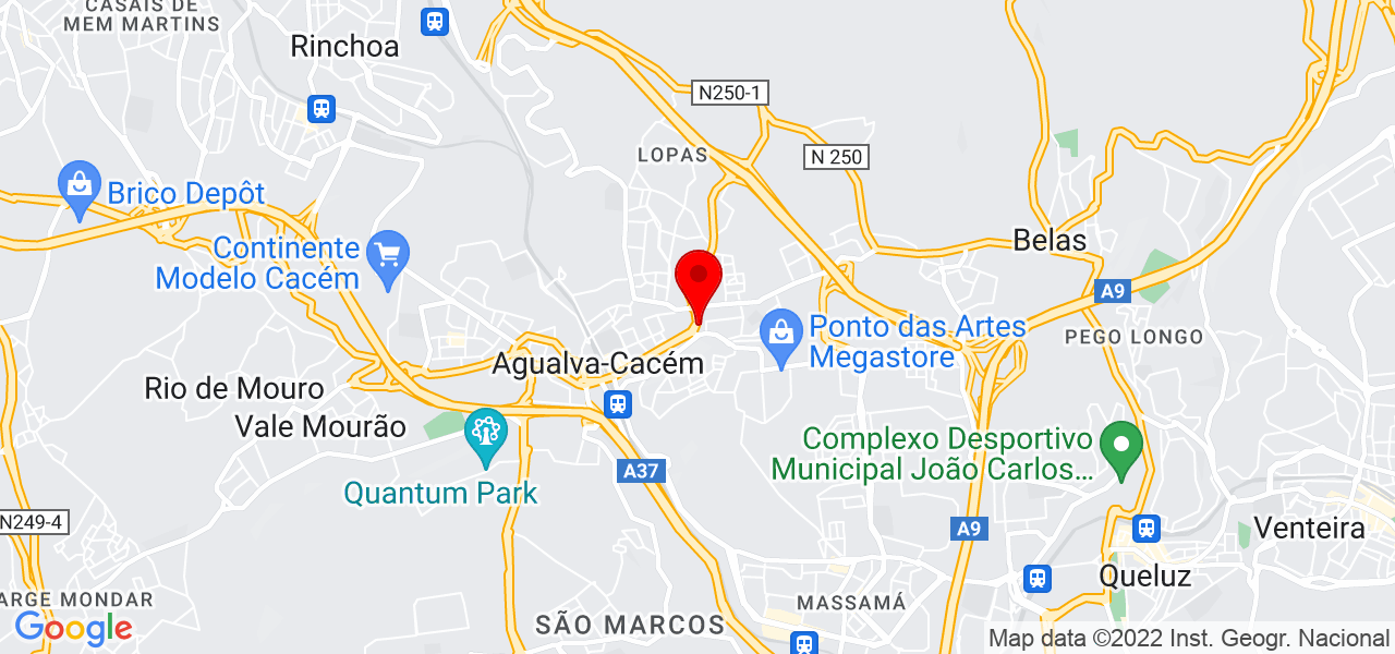 Fernanda Nascimento - Lisboa - Sintra - Mapa