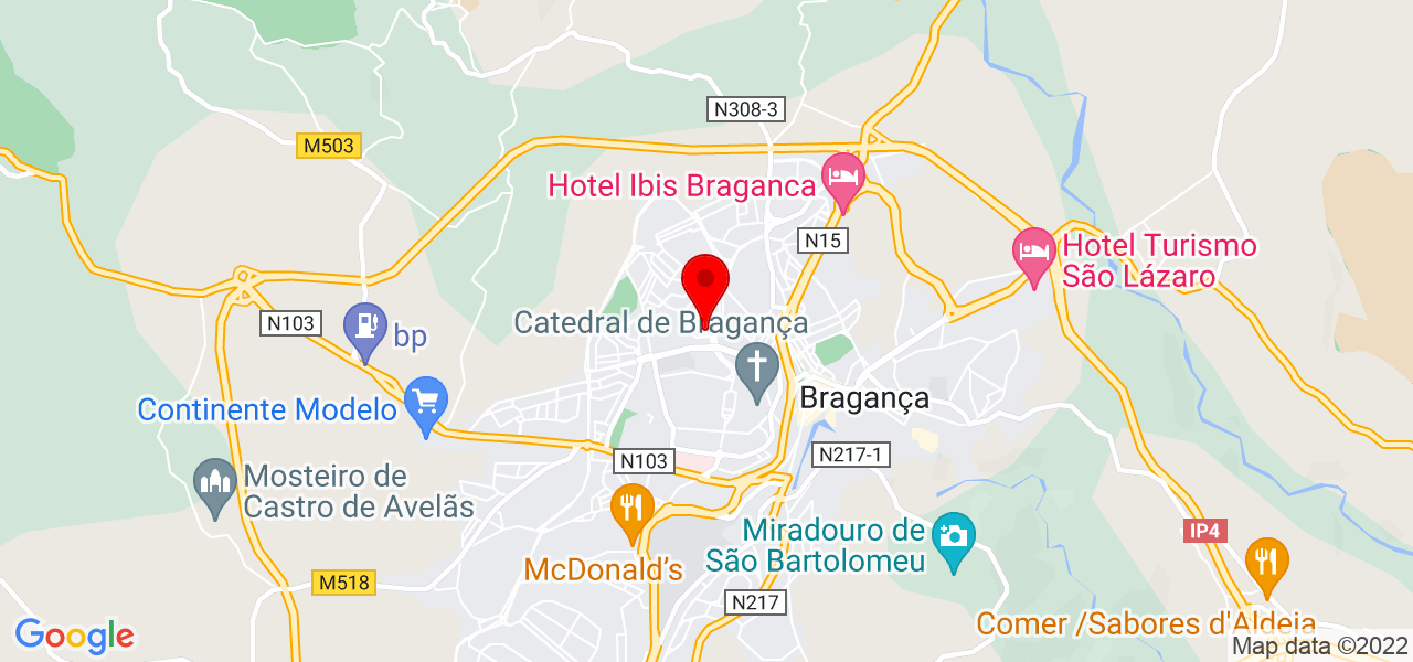 Tiago Caleja - Bragança - Bragança - Mapa